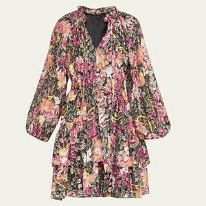 Kobi Halperin Alessi Tiered Mini dress